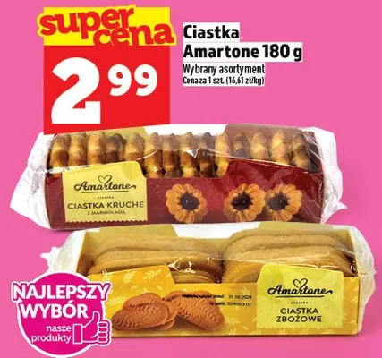 Ciastka Amartone promocja w TOPAZ