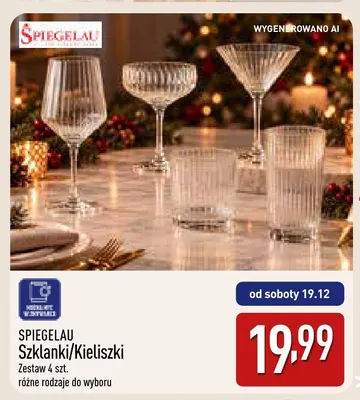 Szklanki Spiegelau promocja w Aldi