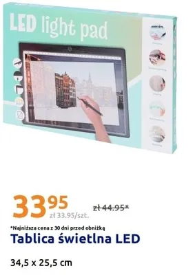 Tablica świetlna LED 34,5x25,5cm promocja w Action