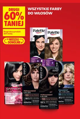 Farba do włosów Palette Multi-Care 7-0 Średni blond promocja w Biedronka