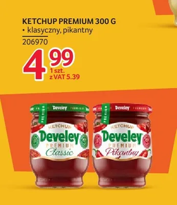 Ketchup Premium klasyczny Develey promocja w Selgros