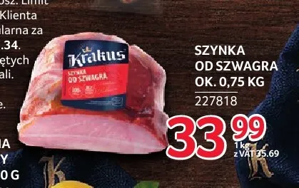 Szynka od Szwagra Krakus promocja w Selgros
