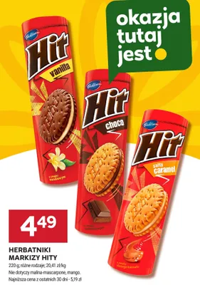 Herbatniki vanilla promocja w Stokrotka