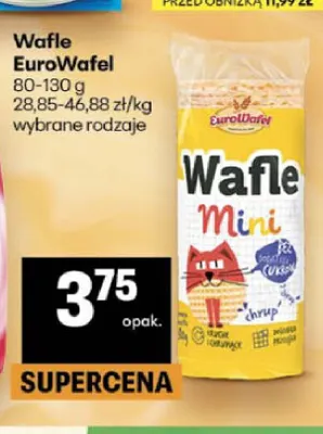 Wafle EuroWafel promocja w Delikatesy Centrum