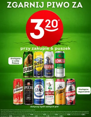 Piwo Harnaś promocja w Żabka
