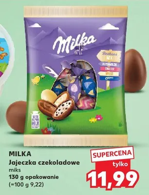Jajeczka czekoladowe miks 130g opakowanie promocja w Kaufland