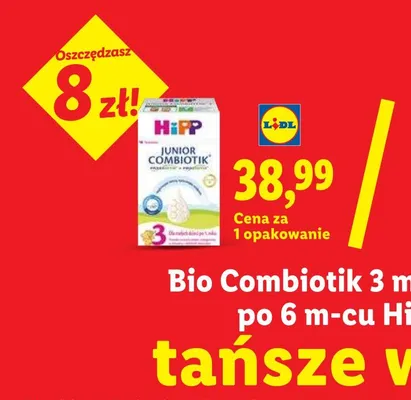 Mleko następne Bio Combiotik 3,550g promocja w Lidl