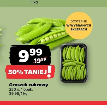 Groszek cukrowy promocja w Netto