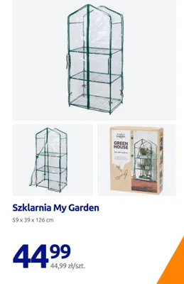 Szklarnia My Garden 59x39x126cm promocja w Action