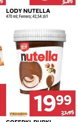 Lody Nutella promocja w Stokrotka