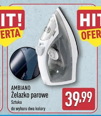 Żelazko parowe Ambiano promocja w Aldi