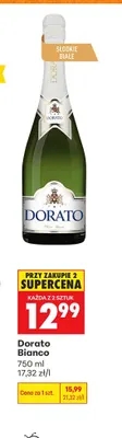 Wino musujące Dorato Bianco promocja w Biedronka
