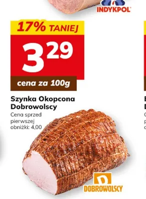 Szynka Okopcona Dobrowolscy promocja w Hitpol
