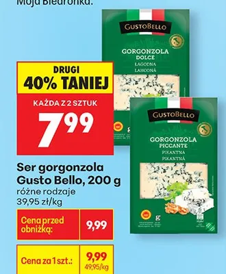 Ser gorgonzola  promocja w Biedronka