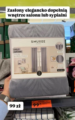 Zasłony na przelotkach 2-pak promocja w Biedronka