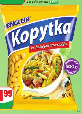 Kopytka Henglein promocja w Dino