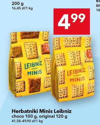 Herbatniki Minis Leibniz choco promocja w LEWIATAN
