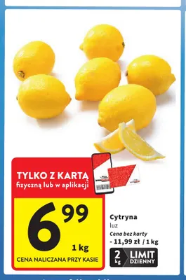 Cytryny promocja w Intermarche
