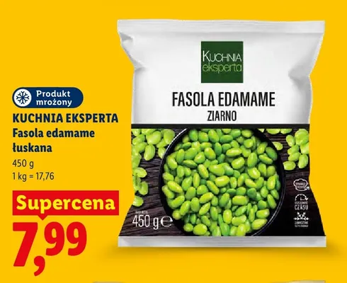 Fasola edamame łuskana Kuchnia Eksperta promocja w Lidl