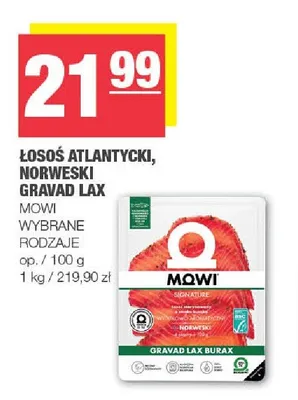 Łosoś atlantycki norweski Gravad Lax Mowi promocja w SPAR
