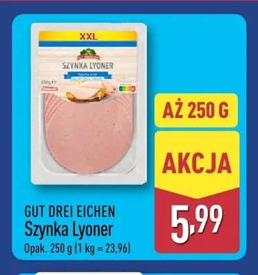 Szynka Lyoner Gut Drei Eichen promocja w Aldi
