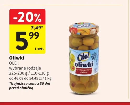 Oliwki Ole! promocja w Intermarche