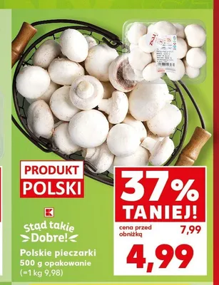 Polskie pieczarki Stąd takie Dobre! promocja w Kaufland