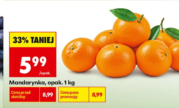 Mandarynki promocja w Biedronka