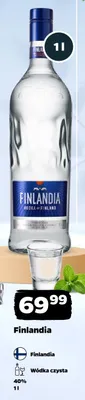 Wódka czysta Finlandia 40% promocja w Netto