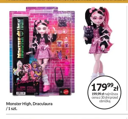 Lalka Monster High Draculaura promocja w Empik