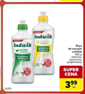 Płyn do naczyń Ludwik cytrynowy promocja w Carrefour Market