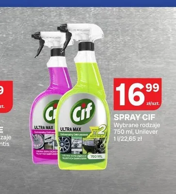 Spray Cif Ultra Max Uniwersalny odtłuszczacz promocja w Chorten