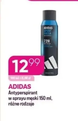Antyperspirant w sprayu męski Adidas promocja w Drogerie Koliber