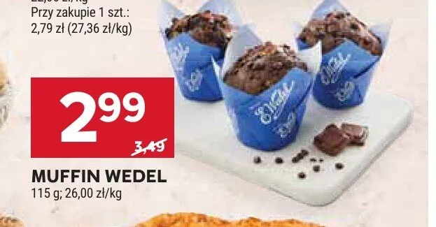 Muffin Wedel promocja w Stokrotka
