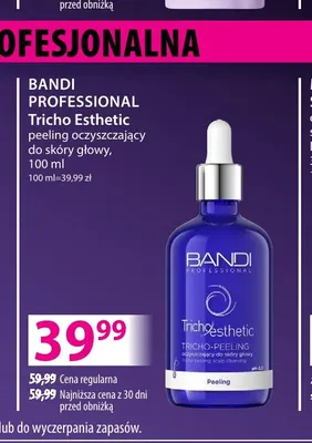 Peeling oczyszczający do skóry głowy Tricho Esthetic Bandi Professional promocja w Hebe