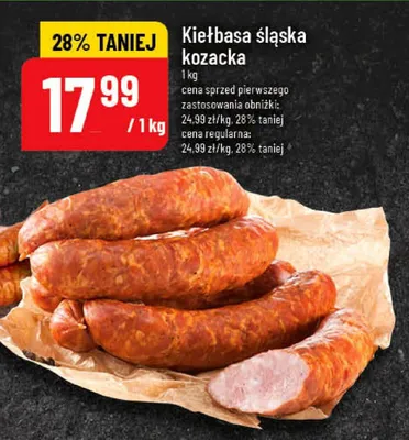 Kiełbasa śląska kozacka promocja w POLOmarket