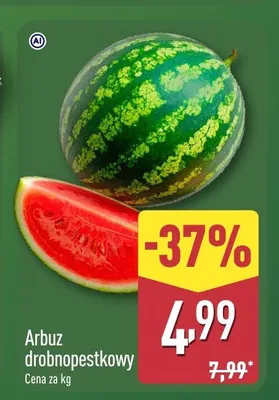 Arbuz drobnopestkowy promocja w Aldi