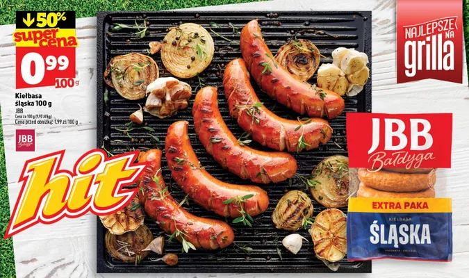 Kiełbasa śląska JBB Bałdyga promocja w TOPAZ