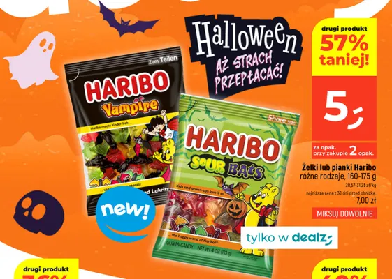 Żelki Haribo Vampire promocja w Dealz