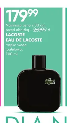 Woda toaletowa męska Lacoste Eau de Lacoste promocja w Super-Pharm