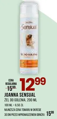 Żel do golenia promocja w Drogerie Natura