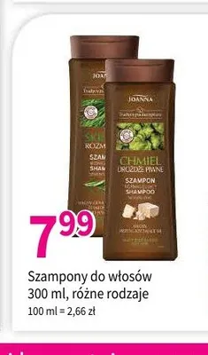 Szampon do włosów Joanna Tradycyjna Receptura promocja w Drogerie Polskie