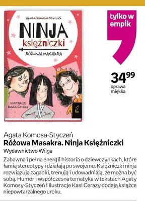 Książka Różowa Masakra. Ninja Księżniczki Agata Komosa-Styczeń oprawa miękka promocja w Empik