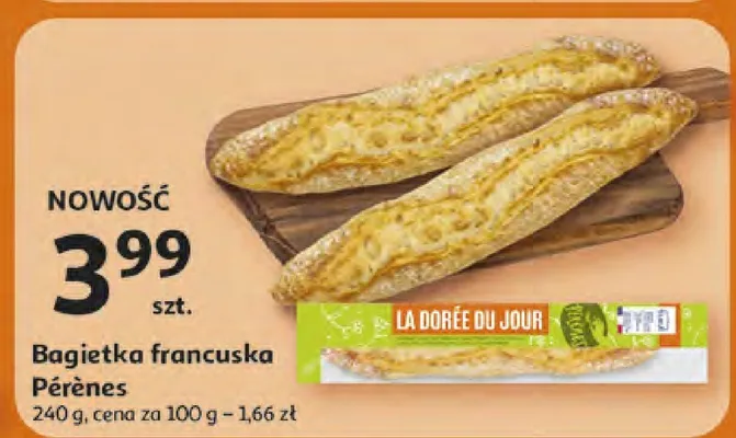 Bagietka francuska Pérènes promocja w Auchan