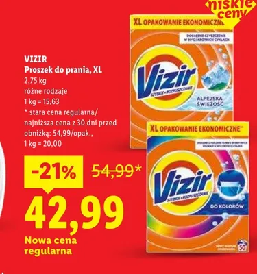 Proszek do prania regular Omo promocja w Lidl
