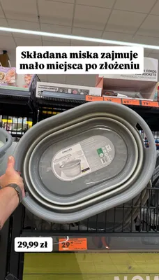 Składana miska promocja w Biedronka