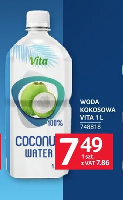 Woda kokosowa Vita promocja w Selgros