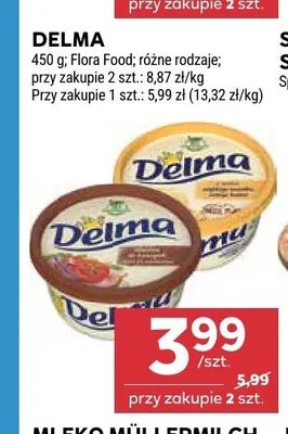 Margaryna Delma o smaku wiejskiego masła promocja w Stokrotka