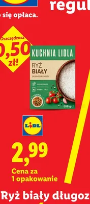 Ryż biały promocja w Lidl