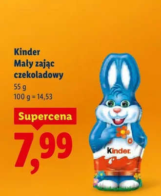 Mały zając czekoladowy promocja w Lidl